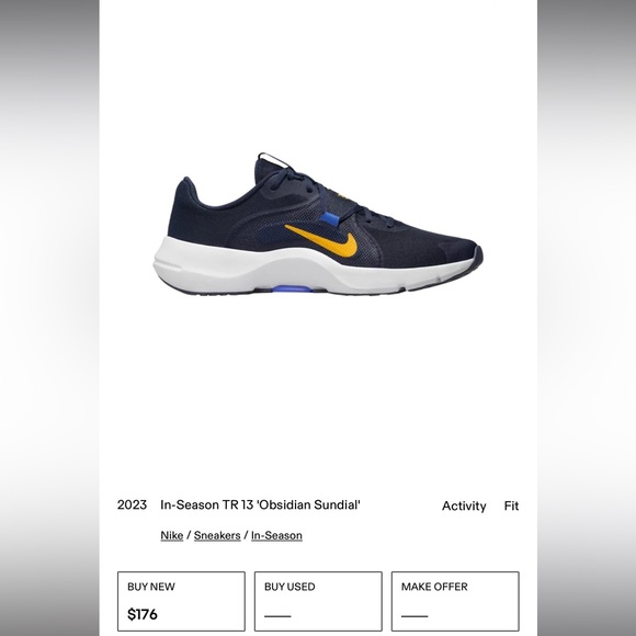 Nike Men’s Obsidian Sundial Tennis Shoes Trainers Sneakers - Picture 7 of 15